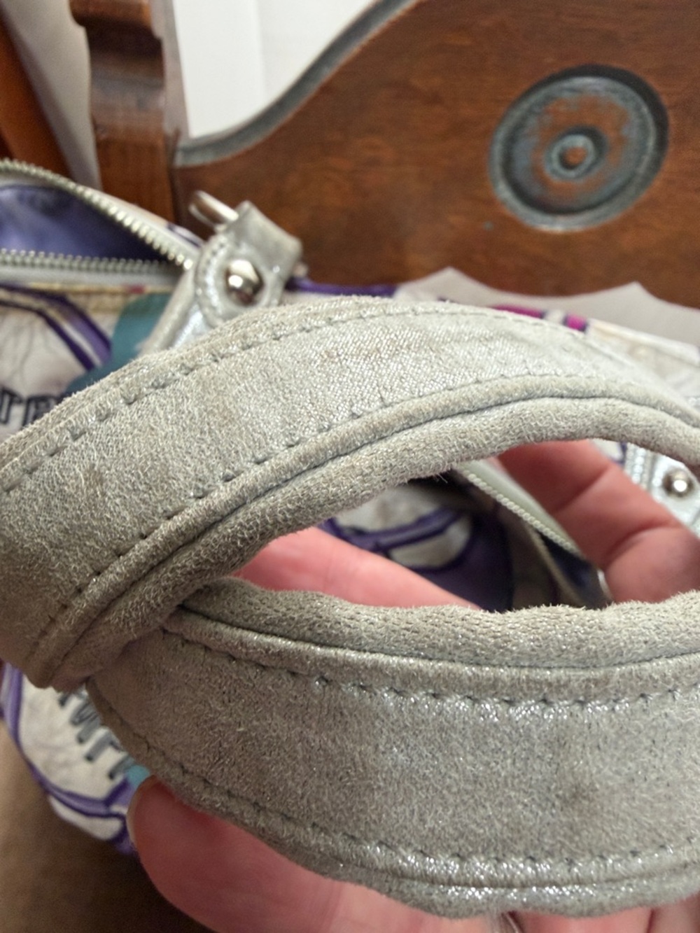 Coach Multicolor Poppy Canvas Tote - Pink, Purple & Teal Accents /great price - Picture 11 of 16